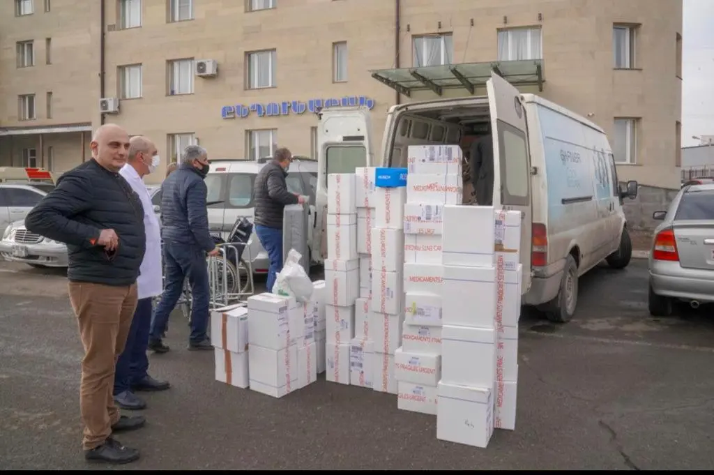 Livraison à l’Hôpital de Gyumri